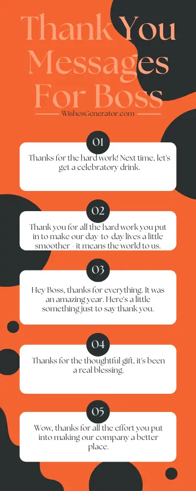 63 Thank You Messages For Boss – Appreciation Messages